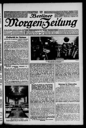 Berliner Morgen-Zeitung vom 21.12.1926