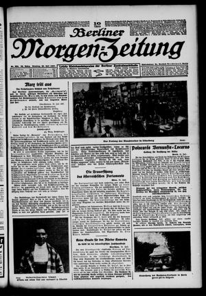 Berliner Morgen-Zeitung vom 26.07.1927
