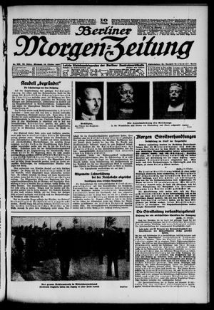 Berliner Morgen-Zeitung on Oct 19, 1927