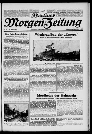 Berliner Morgen-Zeitung vom 28.03.1929