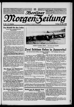 Berliner Morgen-Zeitung vom 29.03.1929
