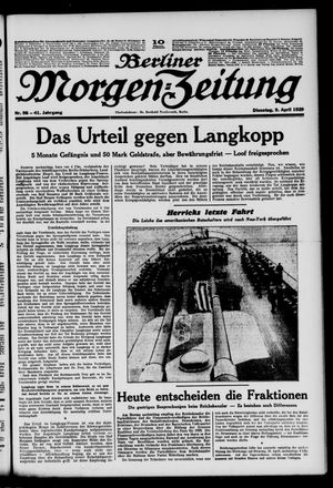 Berliner Morgen-Zeitung vom 09.04.1929