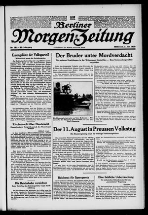 Berliner Morgen-Zeitung vom 03.07.1929