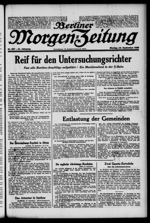 Berliner Morgen-Zeitung vom 16.09.1929