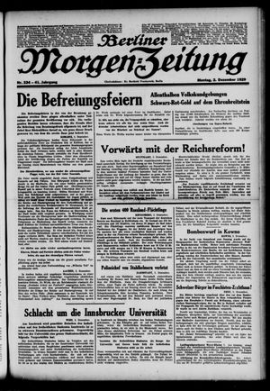 Berliner Morgen-Zeitung vom 02.12.1929