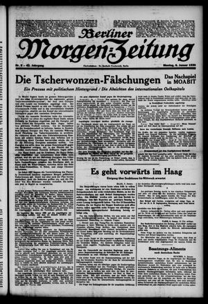 Berliner Morgen-Zeitung on Jan 6, 1930