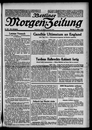 Berliner Morgen-Zeitung on Mar 3, 1930