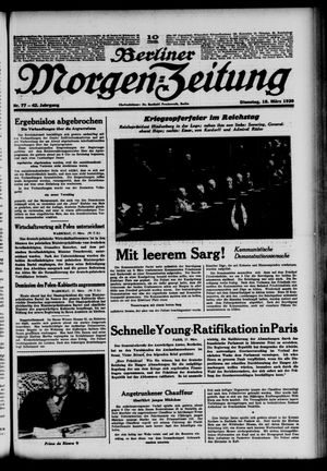 Berliner Morgen-Zeitung vom 18.03.1930