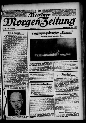Berliner Morgen-Zeitung vom 23.03.1930