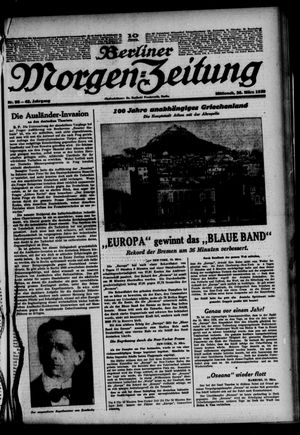 Berliner Morgen-Zeitung vom 26.03.1930