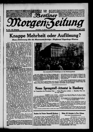 Berliner Morgen-Zeitung on Apr 3, 1930