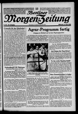 Berliner Morgen-Zeitung vom 09.04.1930