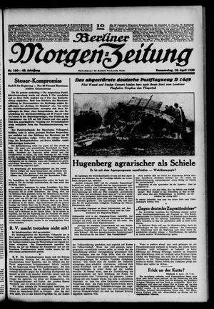 Berliner Morgen-Zeitung vom 10.04.1930