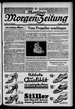 Berliner Morgen-Zeitung vom 04.05.1930