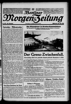 Berliner Morgen-Zeitung vom 28.05.1930