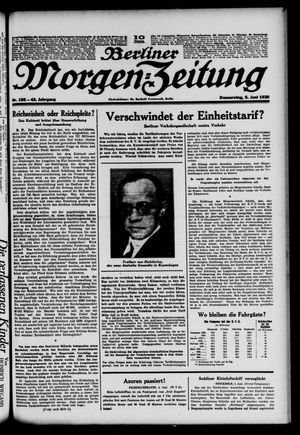 Berliner Morgen-Zeitung vom 05.06.1930