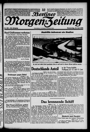 Berliner Morgen-Zeitung vom 12.06.1930