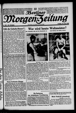 Berliner Morgen-Zeitung vom 13.06.1930