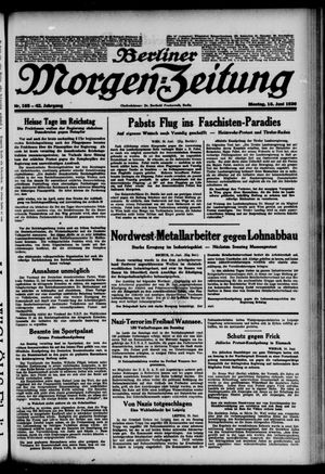 Berliner Morgen-Zeitung vom 16.06.1930
