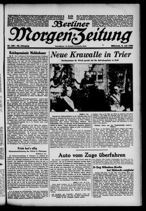 Berliner Morgen-Zeitung vom 09.07.1930