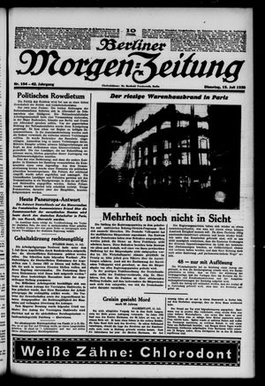 Berliner Morgen-Zeitung vom 15.07.1930