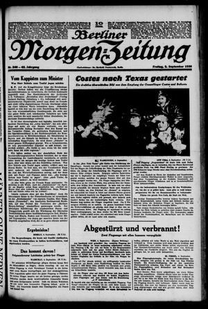 Berliner Morgen-Zeitung vom 05.09.1930