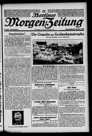 Berliner Morgen-Zeitung vom 23.10.1930