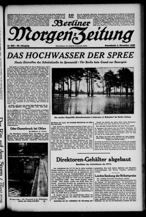 Berliner Morgen-Zeitung vom 01.11.1930