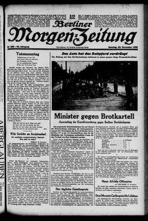 Berliner Morgen-Zeitung vom 23.11.1930