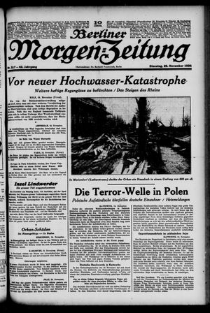 Berliner Morgen-Zeitung vom 25.11.1930