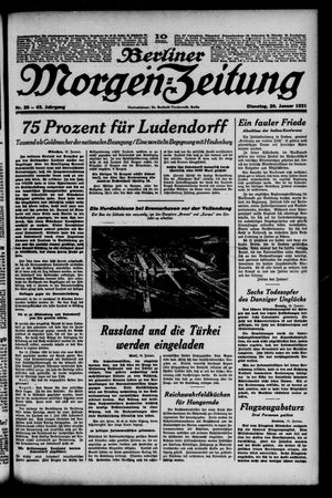 Berliner Morgen-Zeitung on Jan 20, 1931