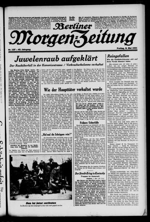 Berliner Morgen-Zeitung vom 08.05.1931