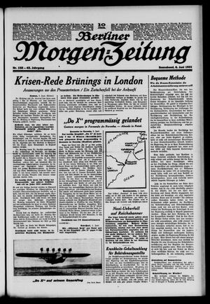 Berliner Morgen-Zeitung on Jun 6, 1931