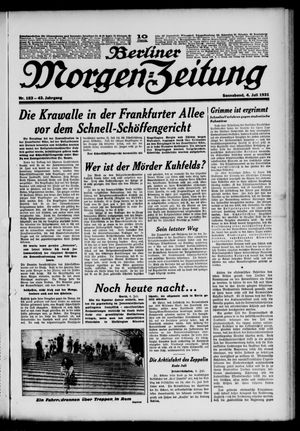 Berliner Morgen-Zeitung vom 04.07.1931