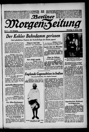 Berliner Morgen-Zeitung vom 05.01.1932