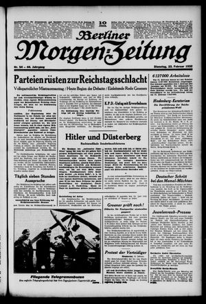 Berliner Morgen-Zeitung vom 23.02.1932
