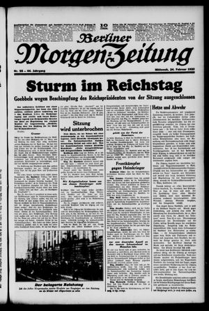 Berliner Morgen-Zeitung vom 24.02.1932