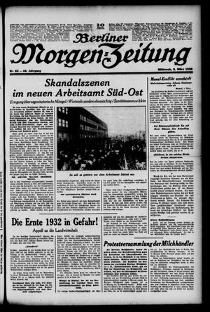 Berliner Morgen-Zeitung vom 02.03.1932
