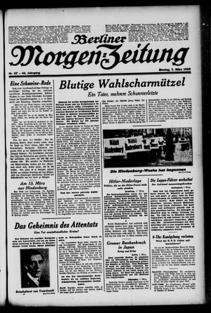 Berliner Morgen-Zeitung vom 07.03.1932