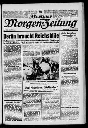 Berliner Morgen-Zeitung on Apr 16, 1932