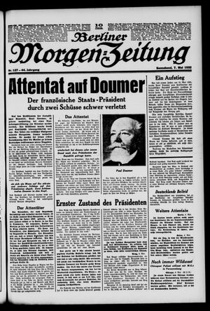 Berliner Morgen-Zeitung vom 07.05.1932
