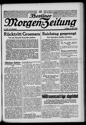 Berliner Morgen-Zeitung vom 13.05.1932