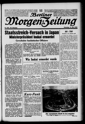 Berliner Morgen-Zeitung vom 17.05.1932