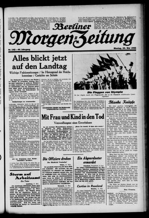 Berliner Morgen-Zeitung vom 23.05.1932