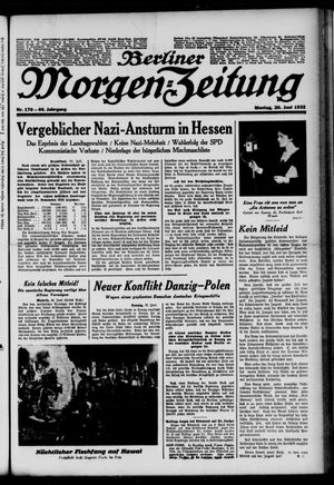 Berliner Morgen-Zeitung vom 20.06.1932