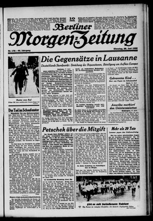 Berliner Morgen-Zeitung on Jun 28, 1932