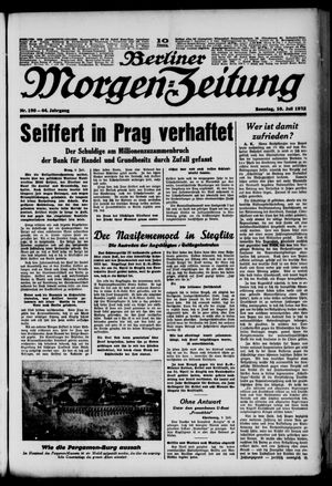 Berliner Morgen-Zeitung vom 10.07.1932