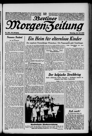 Berliner Morgen-Zeitung vom 12.07.1932