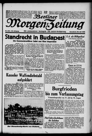 Berliner Morgen-Zeitung vom 30.07.1932