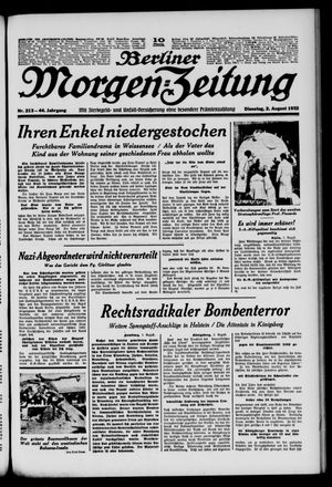 Berliner Morgen-Zeitung vom 02.08.1932